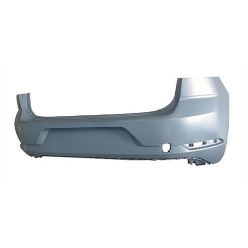 Volkswagen Golf 5 Door Hatchback 2017-2020 Rear Bumper No Sensor Holes – Primed