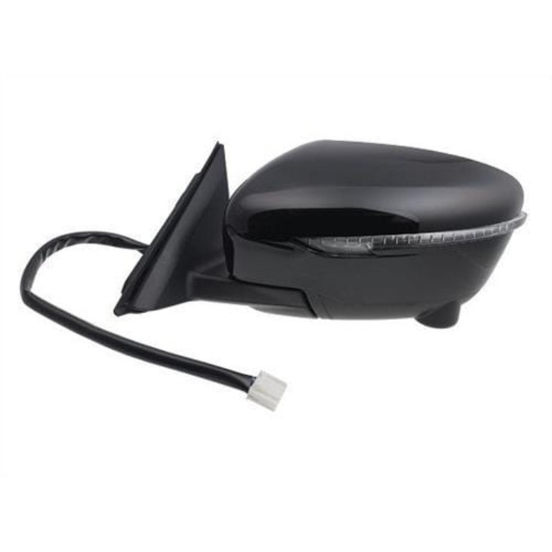 Nissan X-Trail Estate 2014-2017 Door Mirror Electric Heated Power Fold For Models With No Lane Assist System – With Primed Cover Passenger Side L