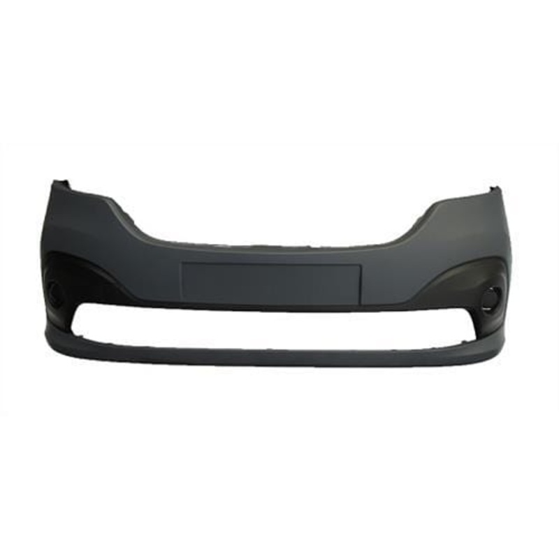 Renault Trafic Van 2019-2022 Front Bumper With Removable Lamp Holes – Primed