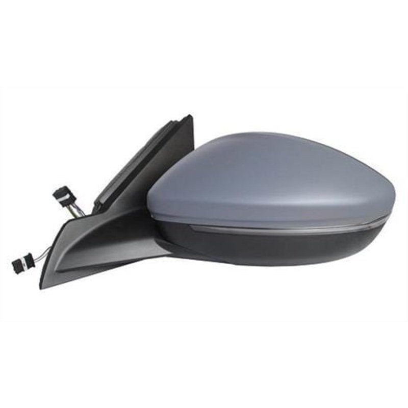 Vauxhall Corsa 5 Door Hatchback 2020-2023 Door Mirror Electric Heated Power Fold For Models With No Lane Assist System – With Foot Lamp – Primed Cover Driver Side R