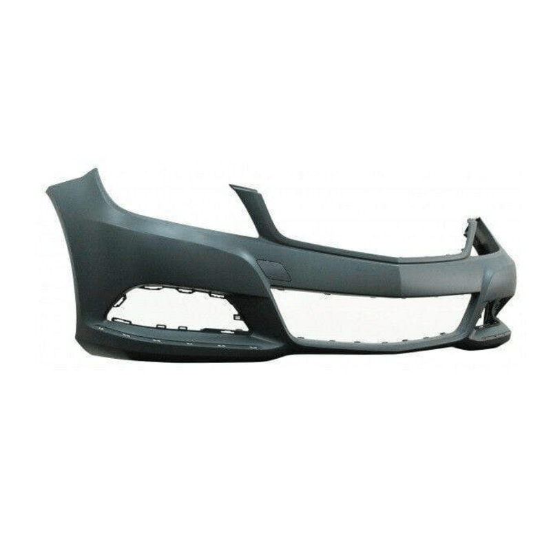 Mercedes C-Class Saloon 2011-2014 Front Bumper With Wash Jet Template and Sensor Holes Template (Elegance and SE Models) – Primed