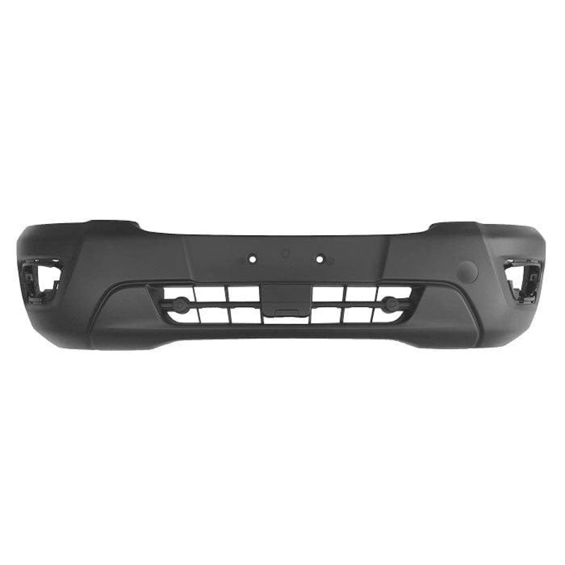 Ford Transit Van 2019- MK9 Front Bumper No Blind Spot System No Sensor Holes (Includes Template) – Primed