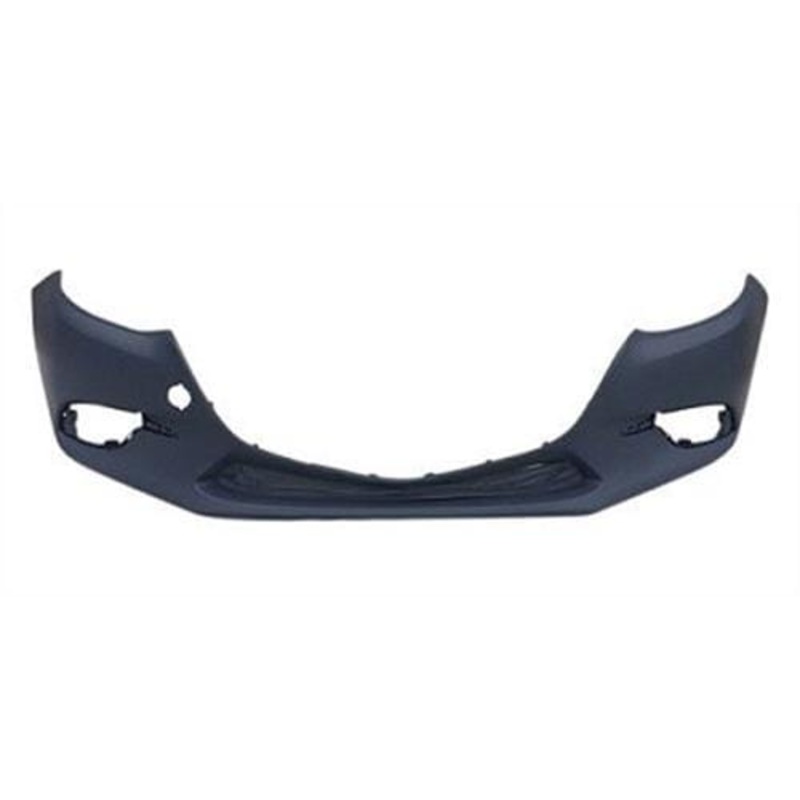 Mazda 3 Hatchback 2016-2019 Front Bumper No Wash Jet Holes No Sensor Holes – Primed