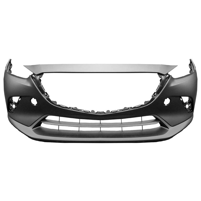 Mazda CX-3 Hatchback 2015-2018 Front Bumper No Sensor Holes (Includes Template To Drill Wash Jet and Sensor Holes) – Primed Upper Section