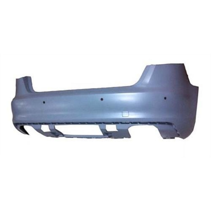 Audi A3 5 Door Hatchback 2012-2016 Rear Bumper With Sensor Holes (Standard Models) Primed