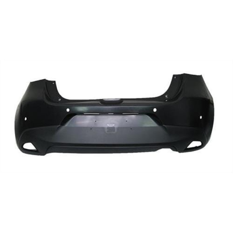 Mazda 2 5 Door Hatchback 2015-2019 Rear Bumper Upper Section With Sensor Holes Primed