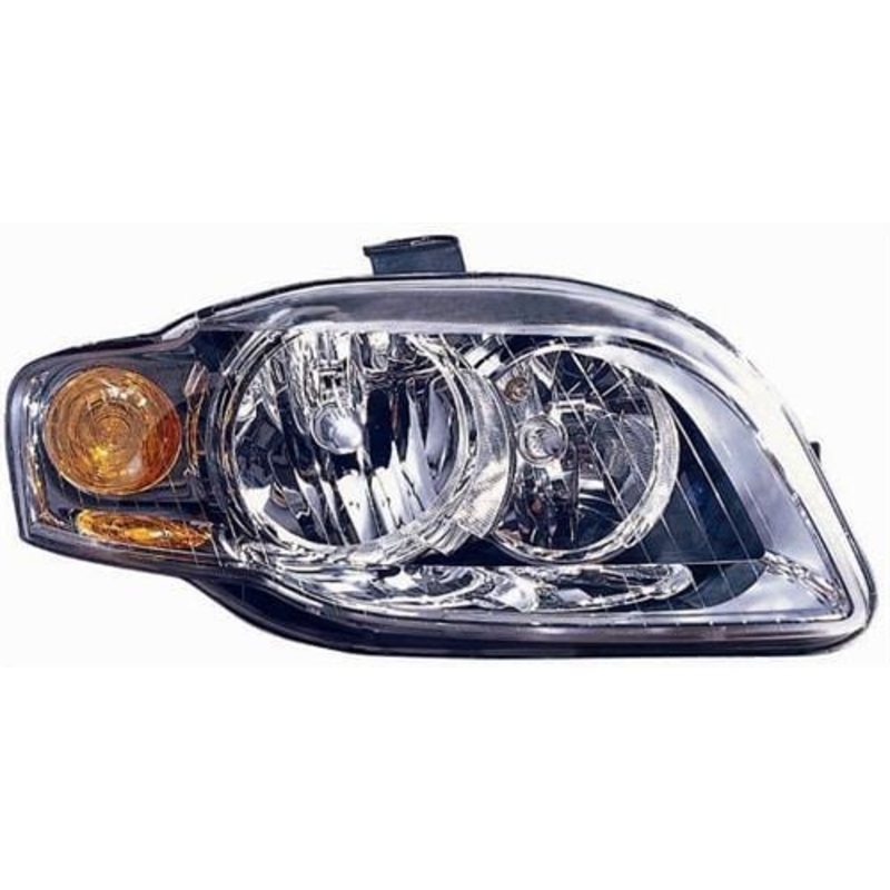 Audi A4 Cabriolet 2005-2008 Headlamp Halogen Version With Amber Indicator Driver Side R
