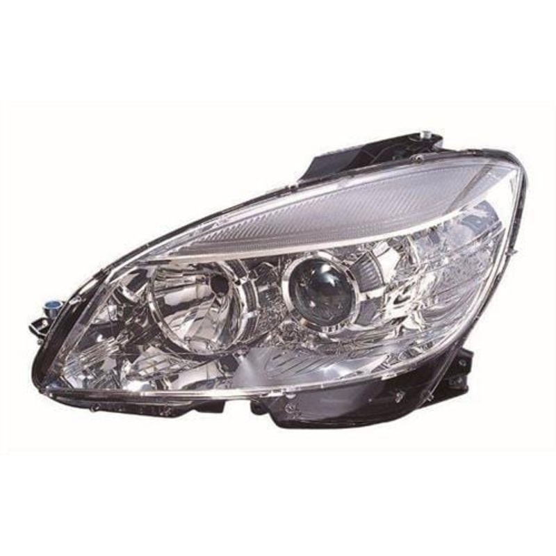 Mercedes C-Class Estate 2007-2011 Headlamp Halogen Version Passenger Side L