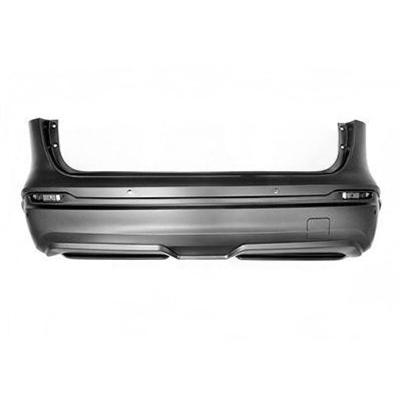 Nissan Qashqai Hatchback 2017-2021 Rear Bumper With Sensor Holes Primed Upper Section