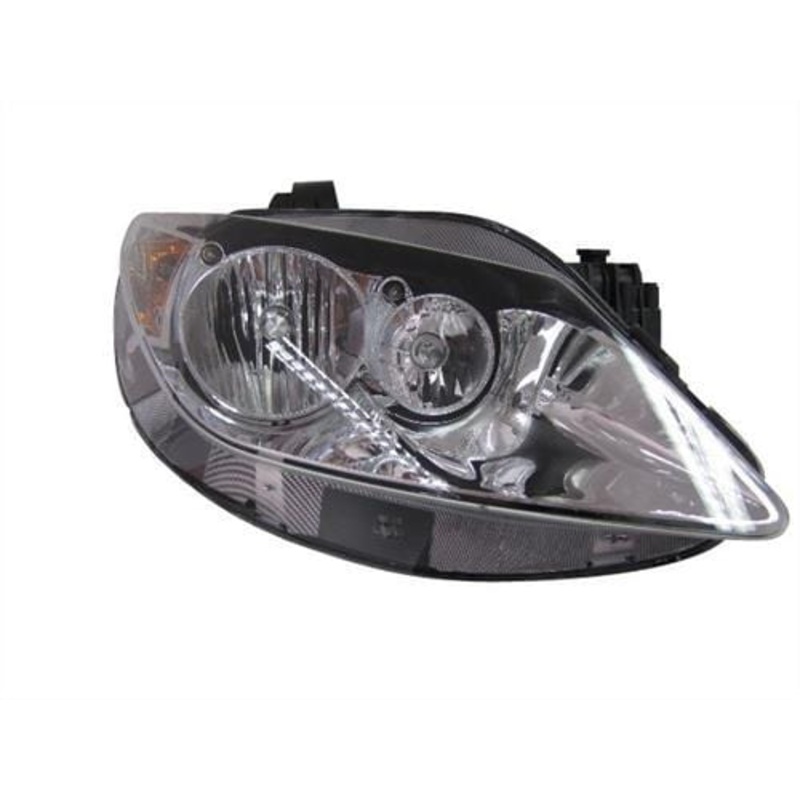 Seat Ibiza Estate 2010-2012 Headlamp Twin Reflector Type Chrome Driver Side R