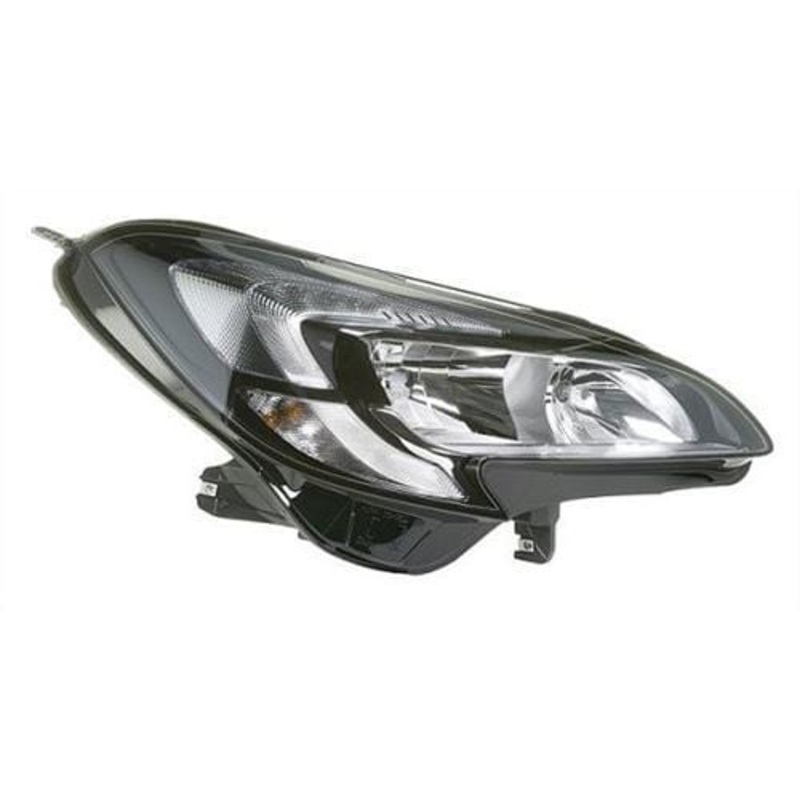 Vauxhall Corsa E 3 Door Hatchback 2015-2020 Headlamp Halogen Version With LED Daytime Lamp Driver Side R