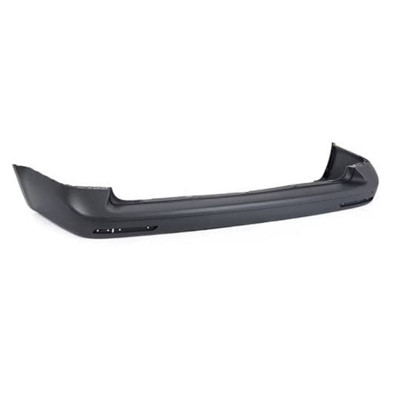 Volkswagen Transporter Van T6 2015-2020 Rear Bumper No Sensor Holes With Template To Drill Sensors (Twin Door Models) Satin Black