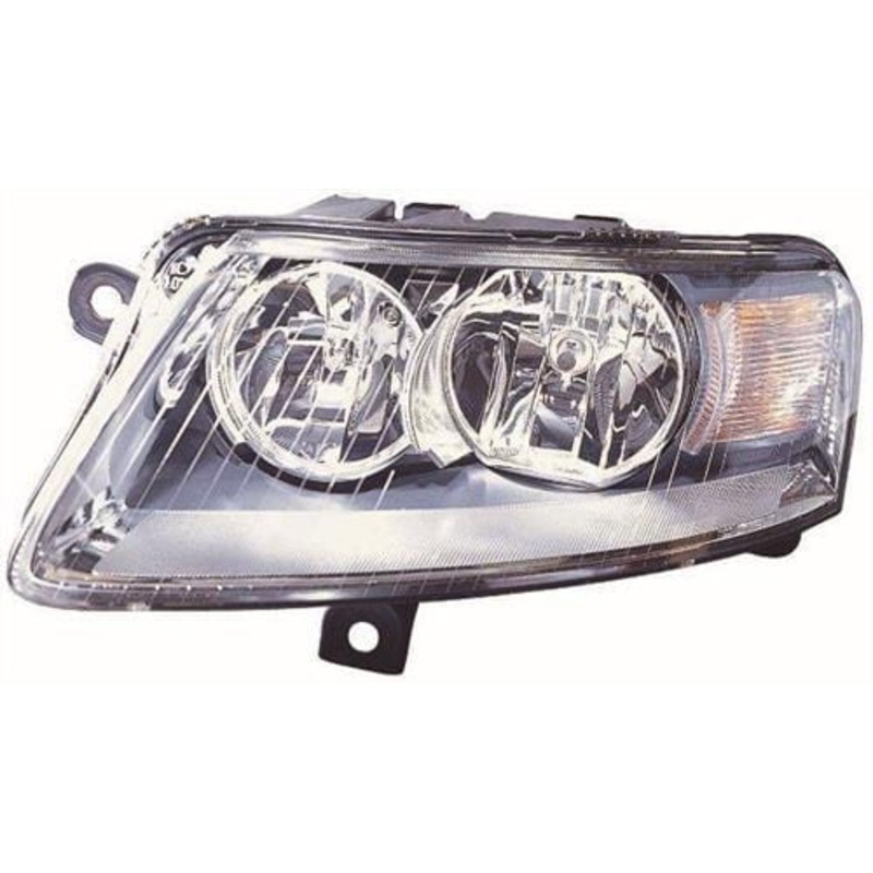 Audi A6 Saloon 2009-2011 Headlamp Halogen Version Passenger Side L
