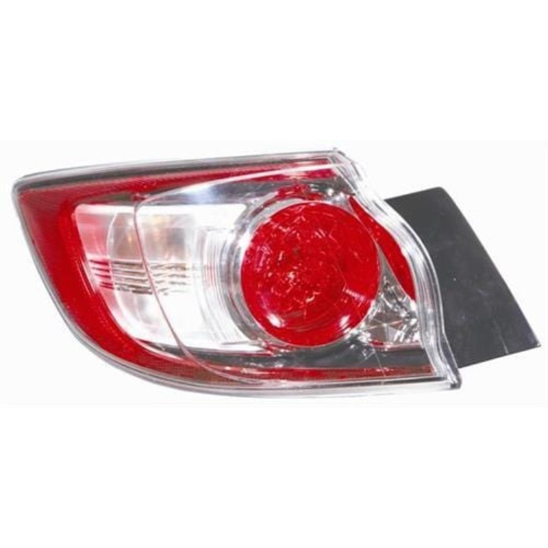 Mazda 3 Hatchback 2012-2013 Rear Lamp Outer Section Not LED Type Passenger Side L