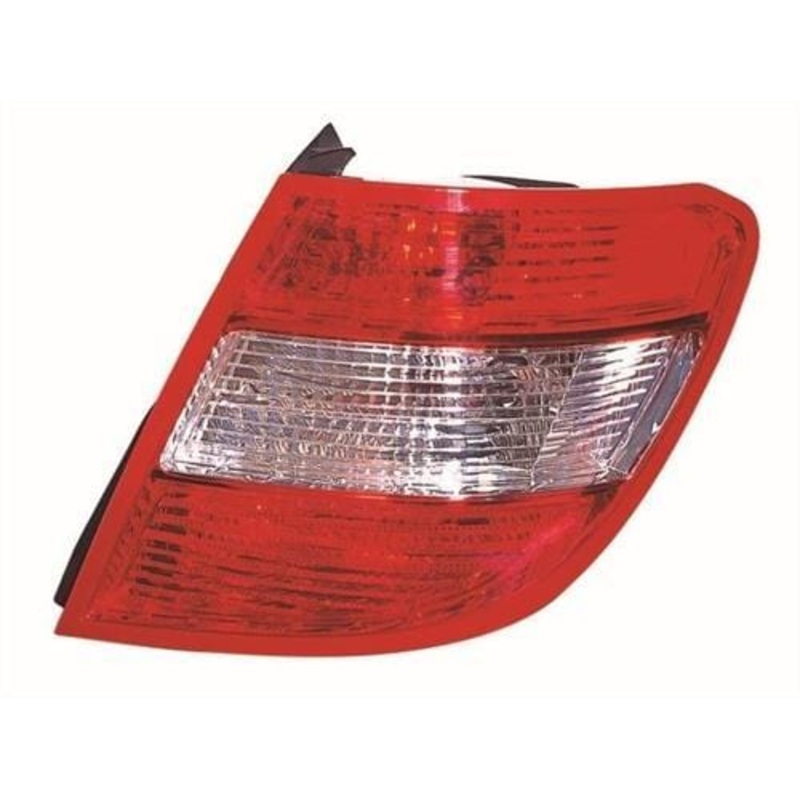Mercedes C-Class Estate 2007-2011 Rear Lamp Not LED Type Clear and Red Driver Side R