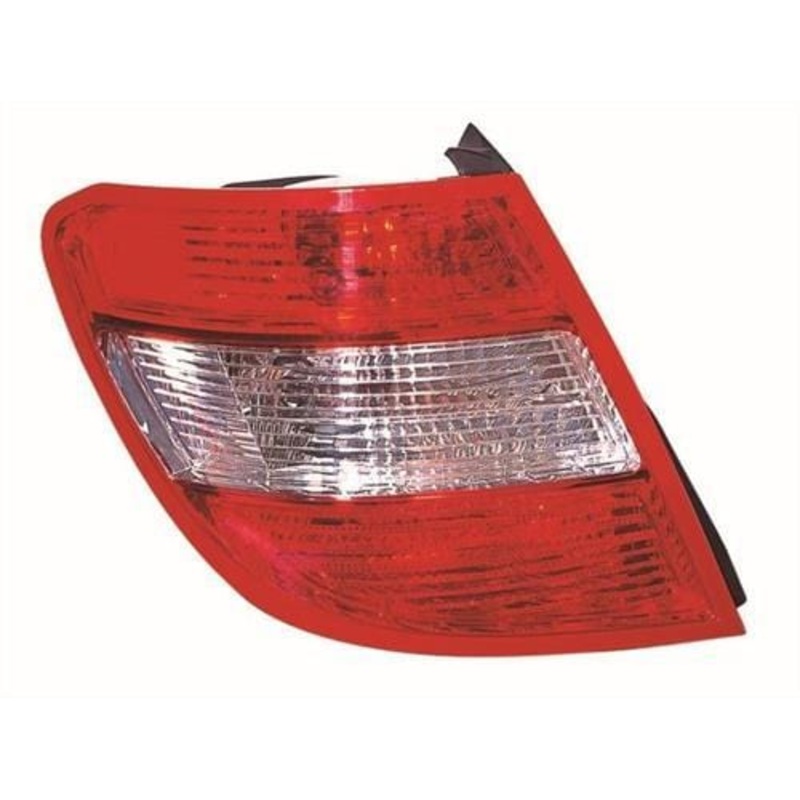 Mercedes C-Class Estate 2007-2011 Rear Lamp Not LED Type Clear and Red Passenger Side L