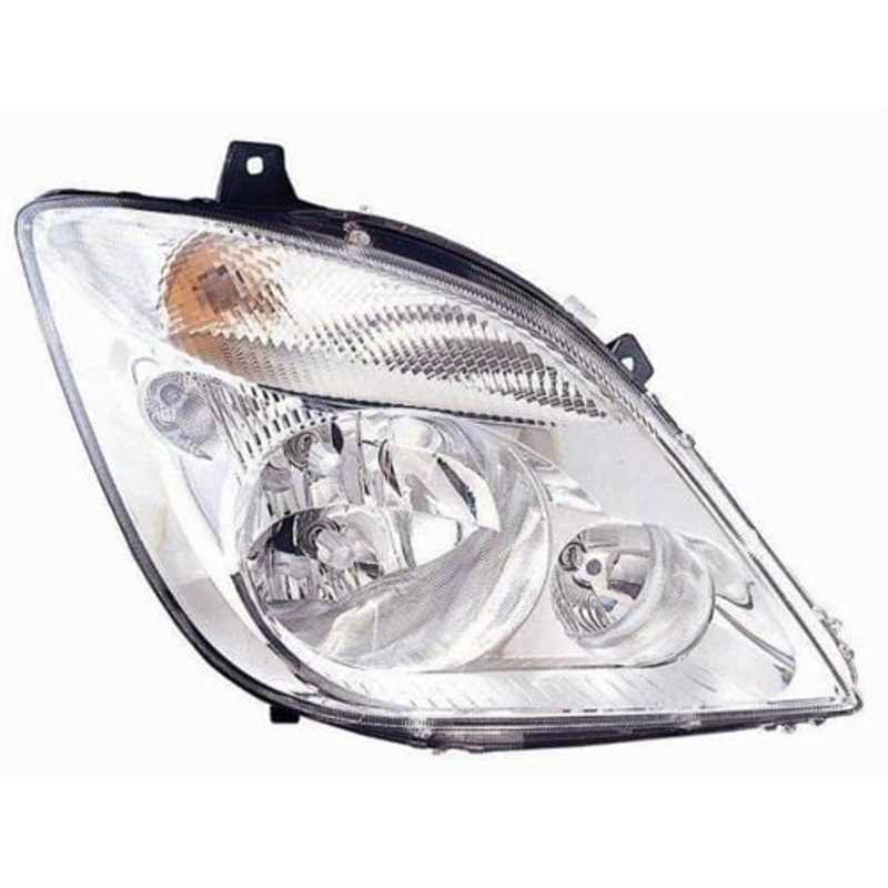 Mercedes Sprinter Van 2006-2013 Headlamp Halogen Version (With Fog Lamp) Driver Side R