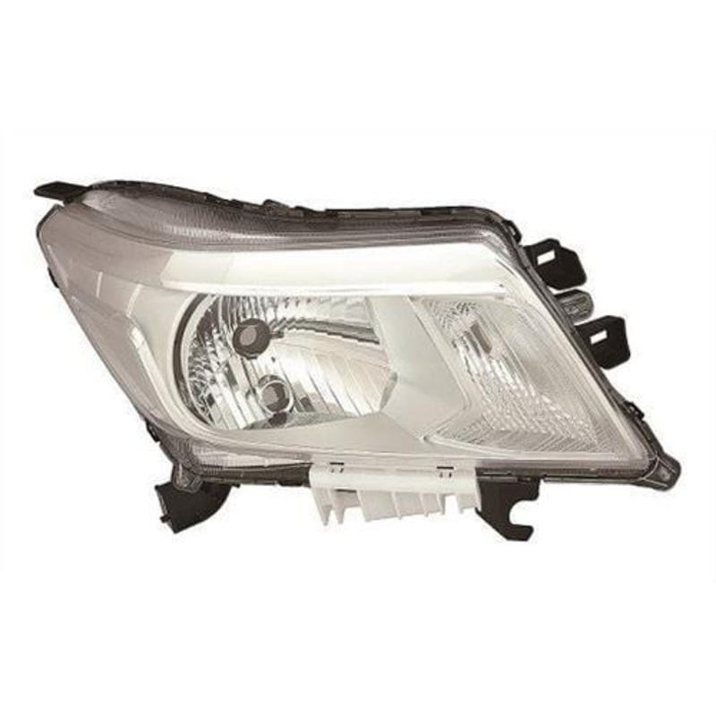 Nissan Navara Pickup 2016-2022 Headlamp Halogen Version Chrome Driver Side R