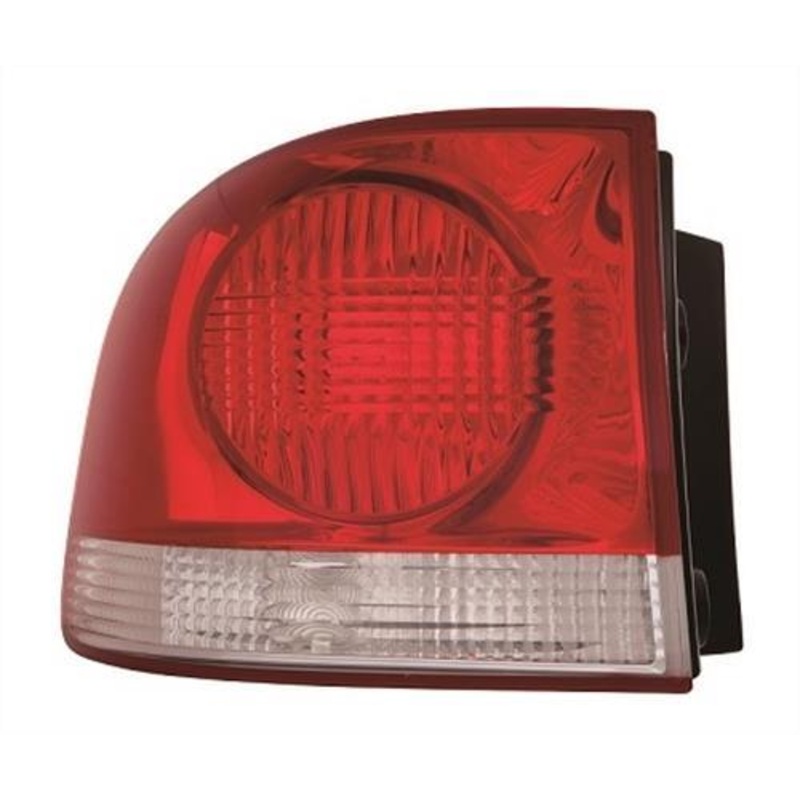 Volkswagen Touareg Estate 2003-2006 Rear Lamp Outer Section Red Passenger Side L