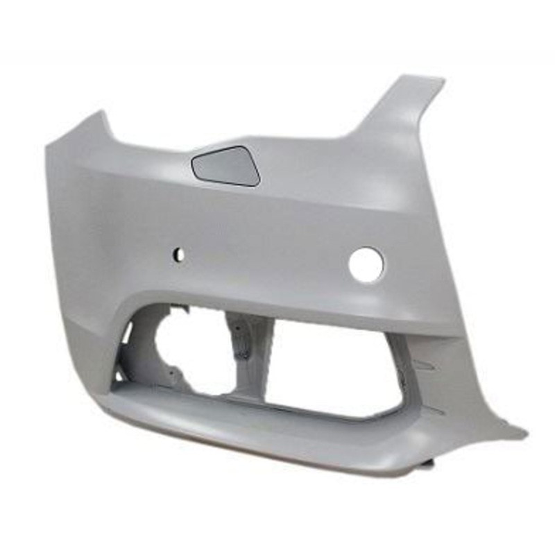 Audi A1 3 Door Hatchback 2010-2015 Front Bumper Corner With Wash Jet Holes With Sensor Holes – Primed (Standard Models) Driver Side R