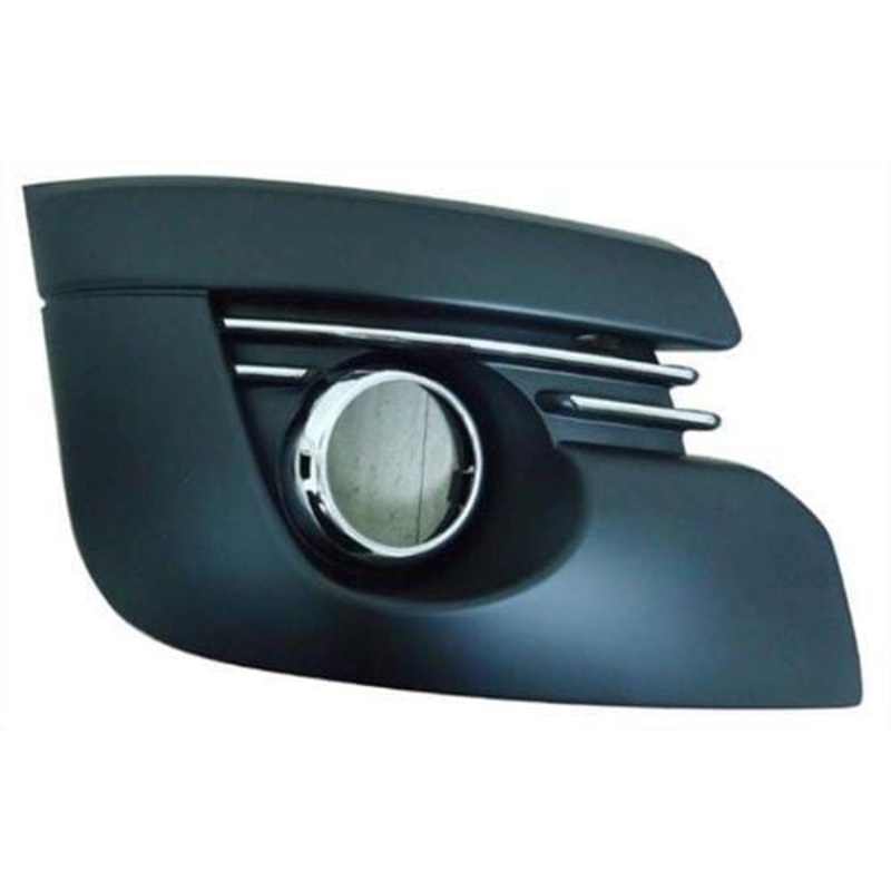 Peugeot 3008 Hatchback 2009-2013 Front Bumper Grille No Wash Jet Hole Outer Section With Lamp Hole Driver Side R