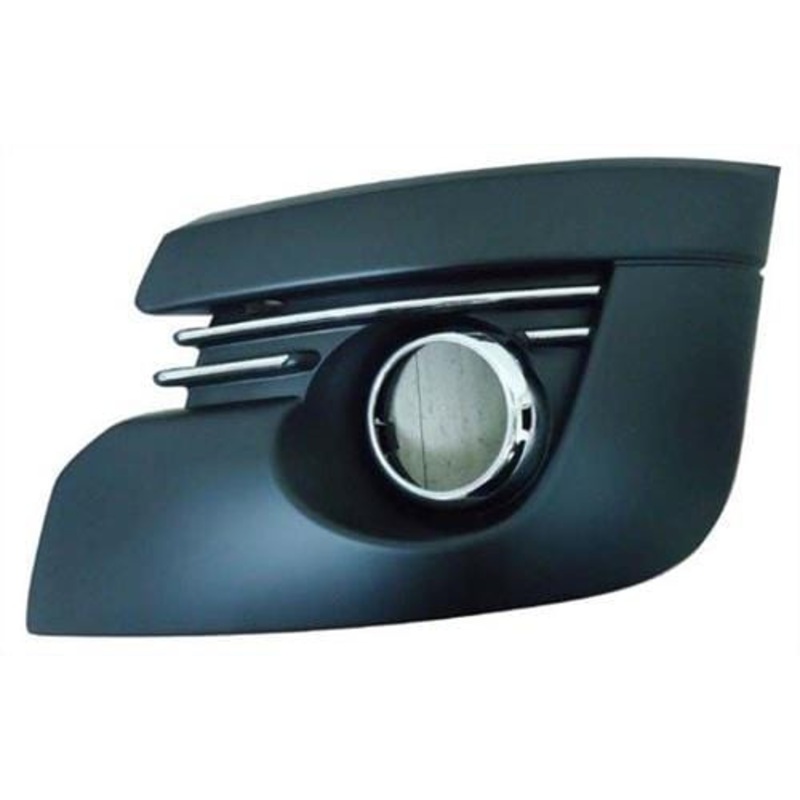 Peugeot 3008 Hatchback 2009-2013 Front Bumper Grille No Wash Jet Hole Outer Section With Lamp Hole Passenger Side L