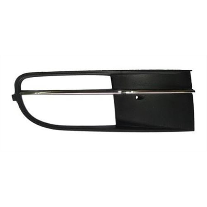 Volkswagen Beetle Hatchback 2012-2016 Front Bumper Grille Outer Section With Lamp Hole With Chrome Trim Driver Side R