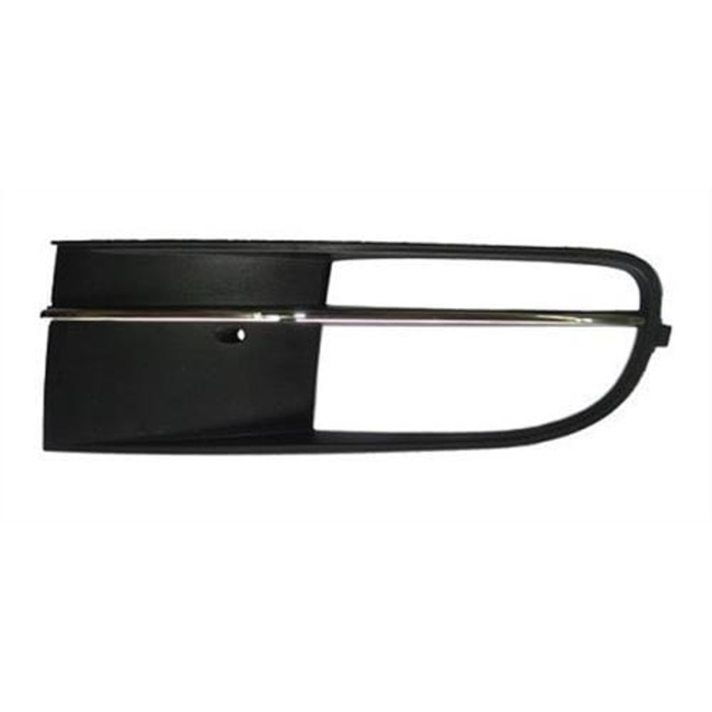 Volkswagen Beetle Hatchback 2012-2016 Front Bumper Grille Outer Section With Lamp Hole With Chrome Trim Passenger Side L