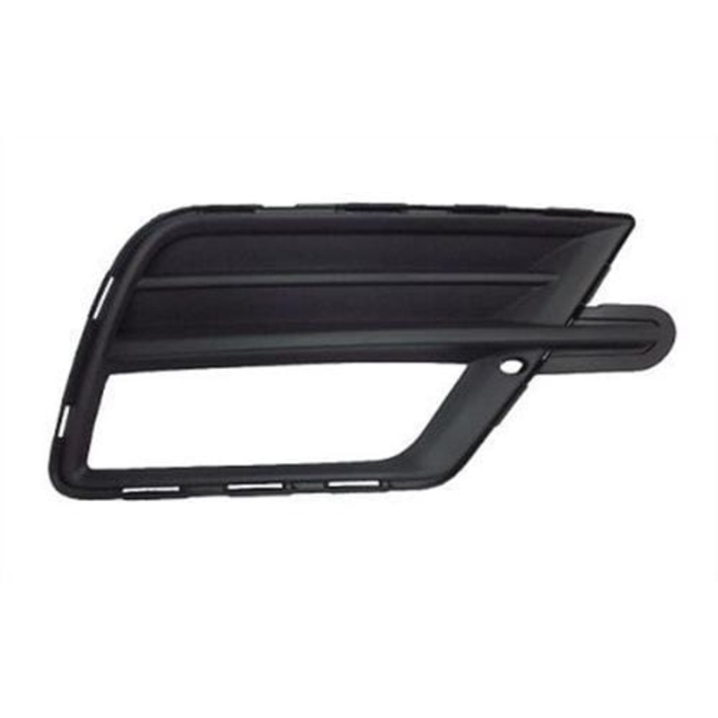 Volkswagen Caddy Van 2015-2021 Front Bumper Grille Outer Section With Lamp Hole (Only Fits Primed Bumpers) Driver Side R