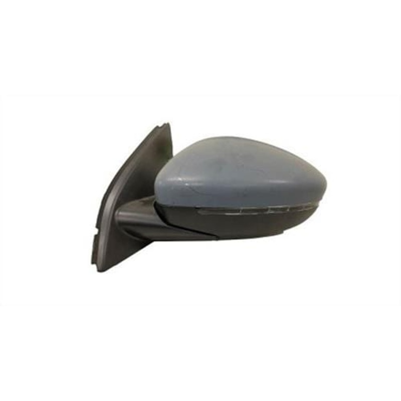 Peugeot 308 5 Door Hatchback 2014-2017 Door Mirror Electric Heated Power Fold For Models With No Lane Assist System – With Foot Lamp With Primed Cover Driver Side R