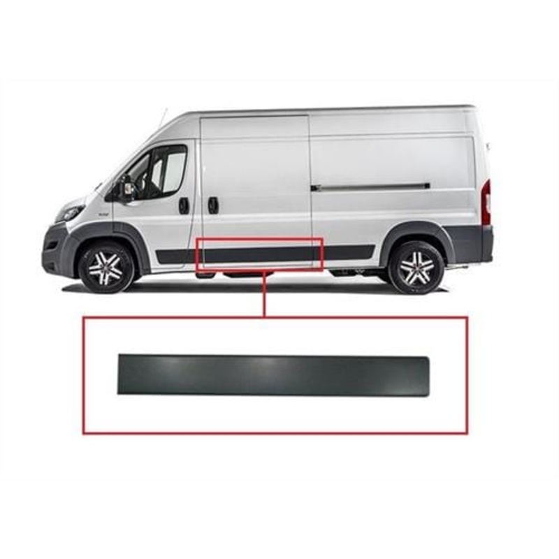 Peugeot Boxer Van 2006-2014 Side Panel Trim Sliding Door Section Long Wheel Base Models Passenger Side L – Textured