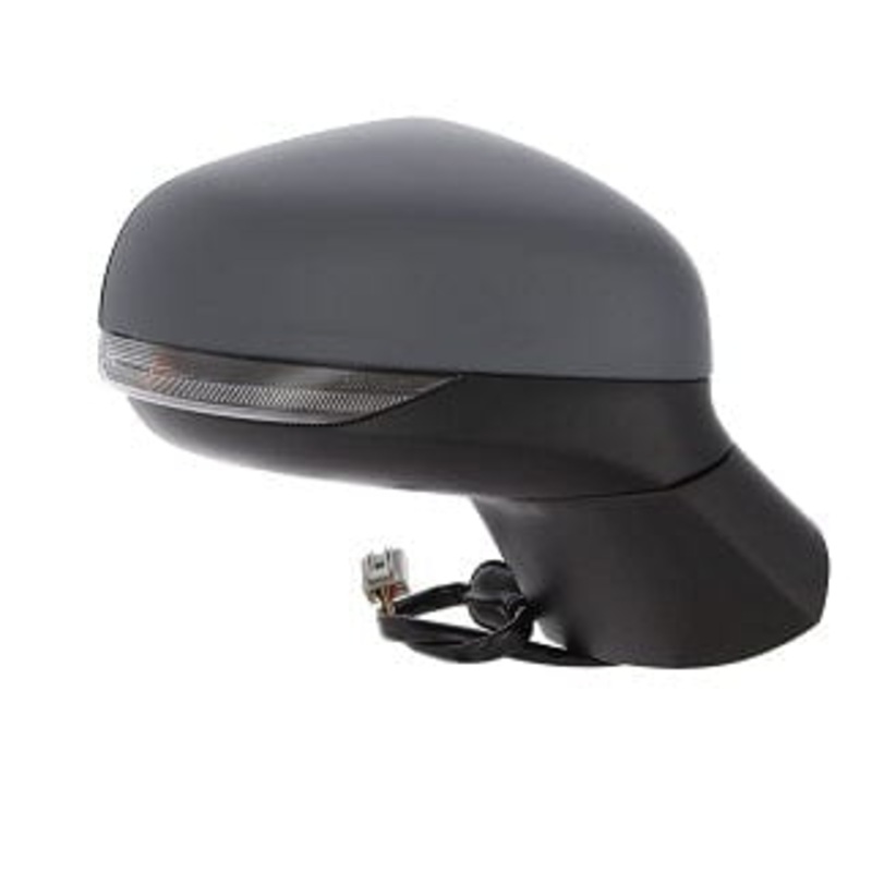 Ford Puma Hatchback 2020-2024 Door Mirror Electric Heated Power Fold With Led Puddle Lamp With Primed Cover Driver Side R