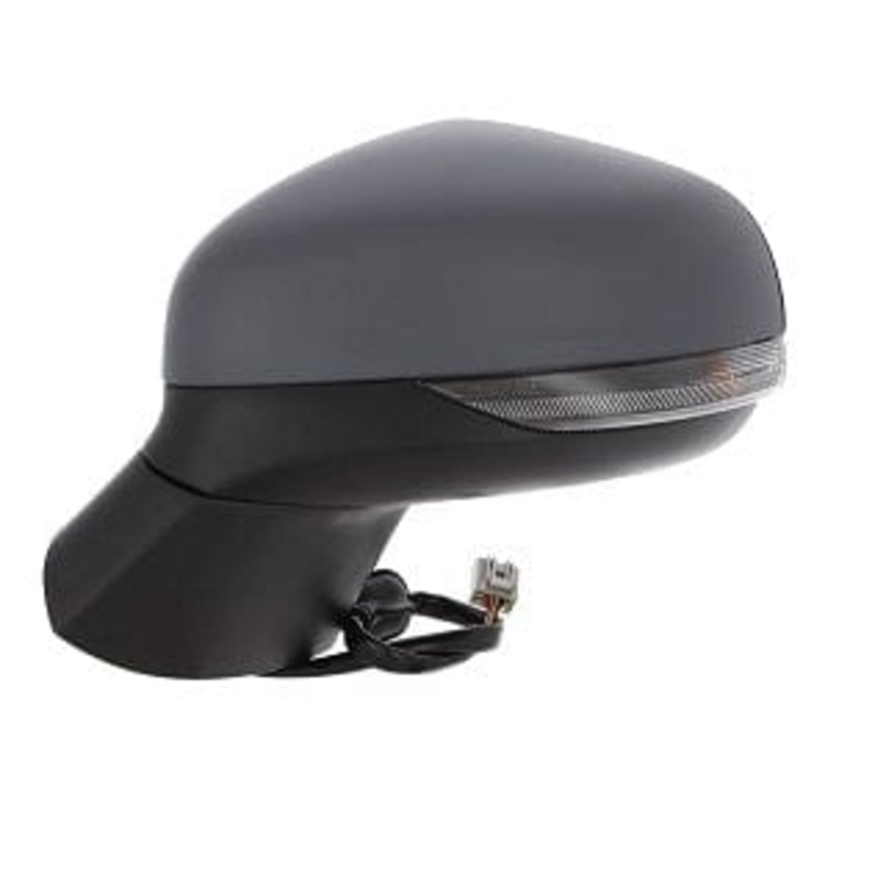 Ford Puma Hatchback 2020-2024 Door Mirror Electric Heated Power Fold With Led Puddle Lamp With Primed Cover Passenger Side L