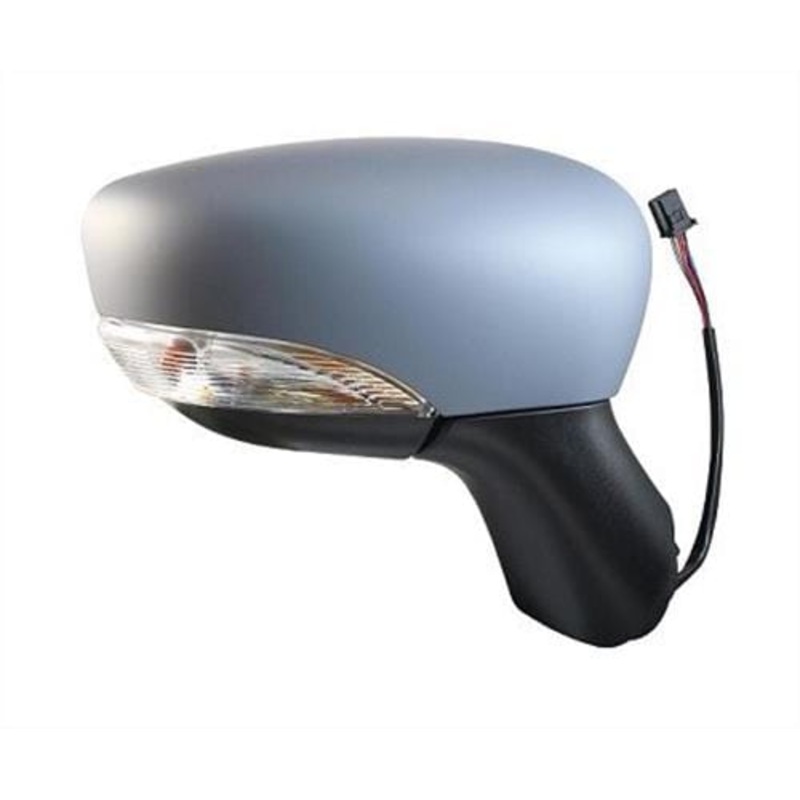 Renault Captur Hatchback 2017-2020 Door Mirror Electric Heated Manual Fold With Primed Cover Driver Side R