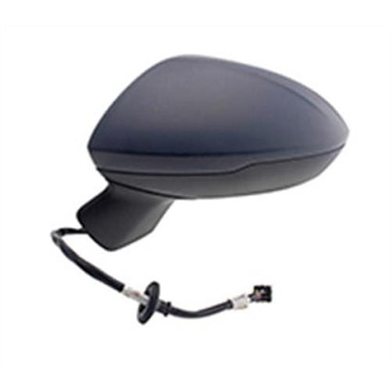 Vauxhall Astra 5 Door Hatchback 2015-2019 Door Mirror Electric Heated Power Fold For Models With No Blind Spot System With Primed Cover Passenger Side L
