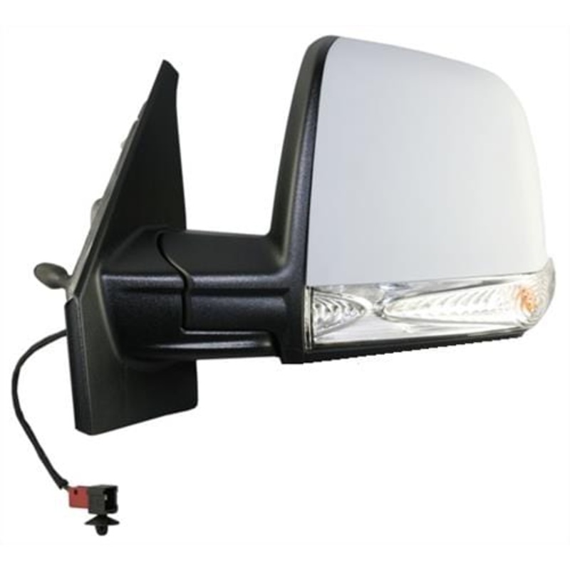 Vauxhall Combo Van 2012-2018 Door Mirror Single Glass Type Manual With Primed Cover Passenger Side L