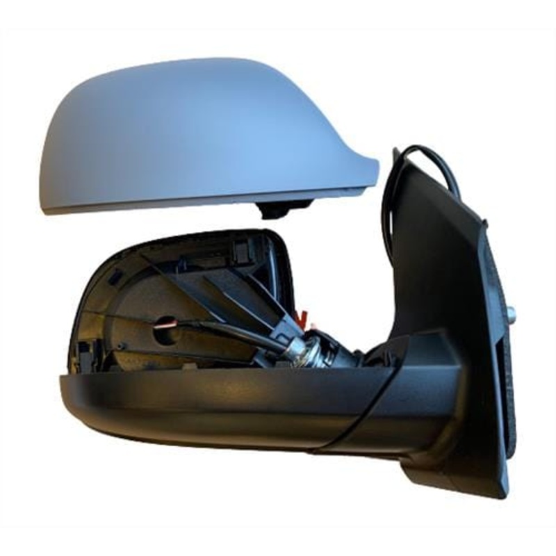 Volkswagen Transporter T6.1 Van 2020-2023 Door Mirror Electric Heated Manual Fold With Primed Cover Driver Side R