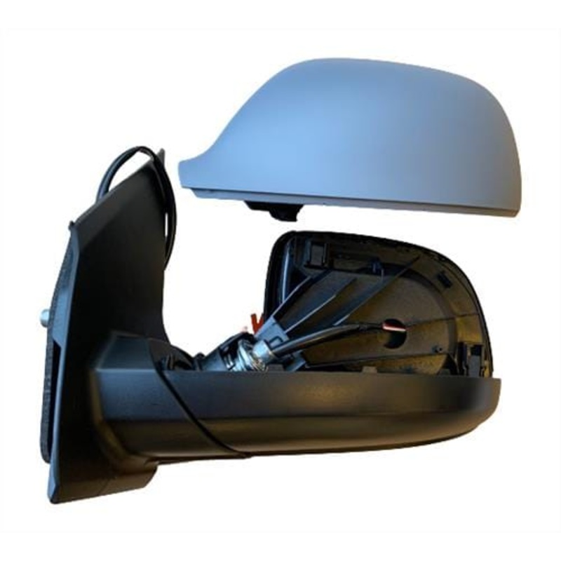 Volkswagen Transporter T6.1 Van 2020-2023 Door Mirror Electric Heated Manual Fold With Primed Cover Passenger Side L