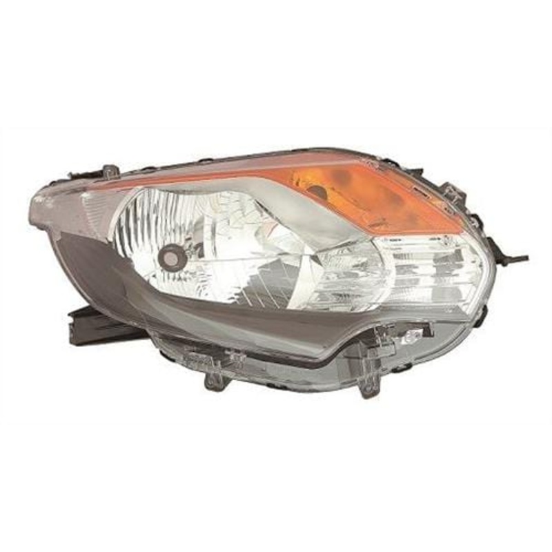Fiat Fullback Pickup 2016-2019 Headlamp Halogen Type With Amber Indicator With Black Lower Bezel Driver Side R