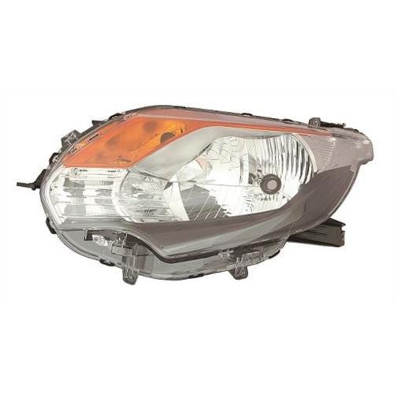 Fiat Fullback Pickup 2016-2019 Headlamp Halogen Type With Amber Indicator With Black Lower Bezel Passenger Side L