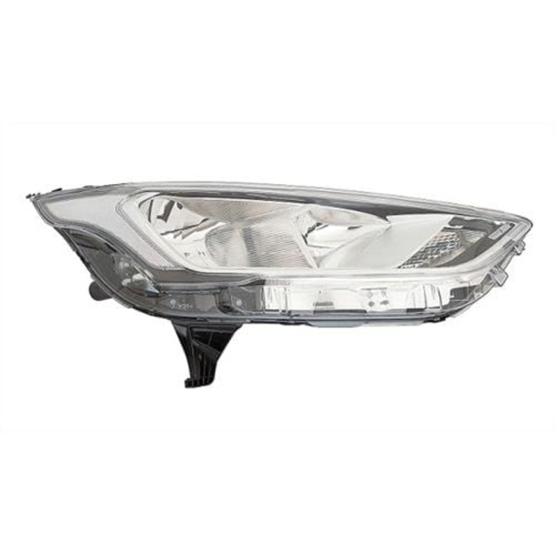 Ford Transit Connect Van 2018-2024 Headlamp With Clear Indicator Chrome Driver Side R