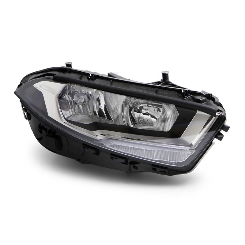 Mercedes A-Class Saloon 2019-2023 Headlamp Halogen Type With LED Daytime Running Lamp Driver Side R