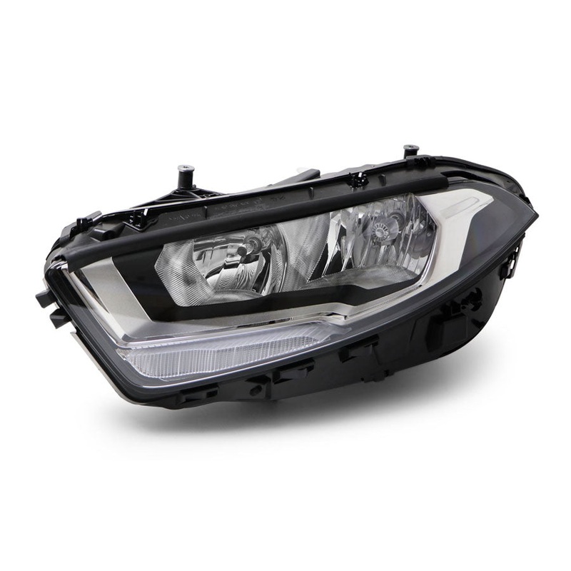 Mercedes A-Class Saloon 2019-2023 Headlamp Halogen Type With LED Daytime Running Lamp Passenger Side L