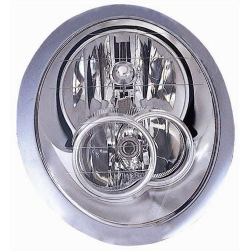 Mini – BMW Cabriolet – Cooper Cabriolet 2004-2009 Headlamp Halogen Type With No Wash Jet Holes Passenger Side L