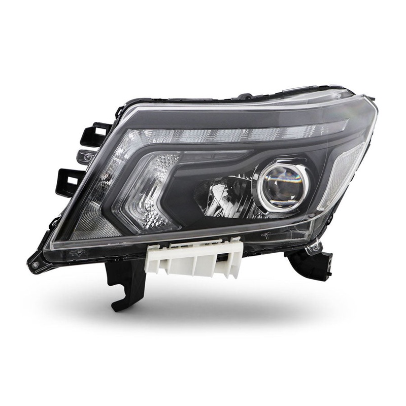 Nissan Navara Pickup 2016-2022 Headlamp LED Type Black Passenger Side L