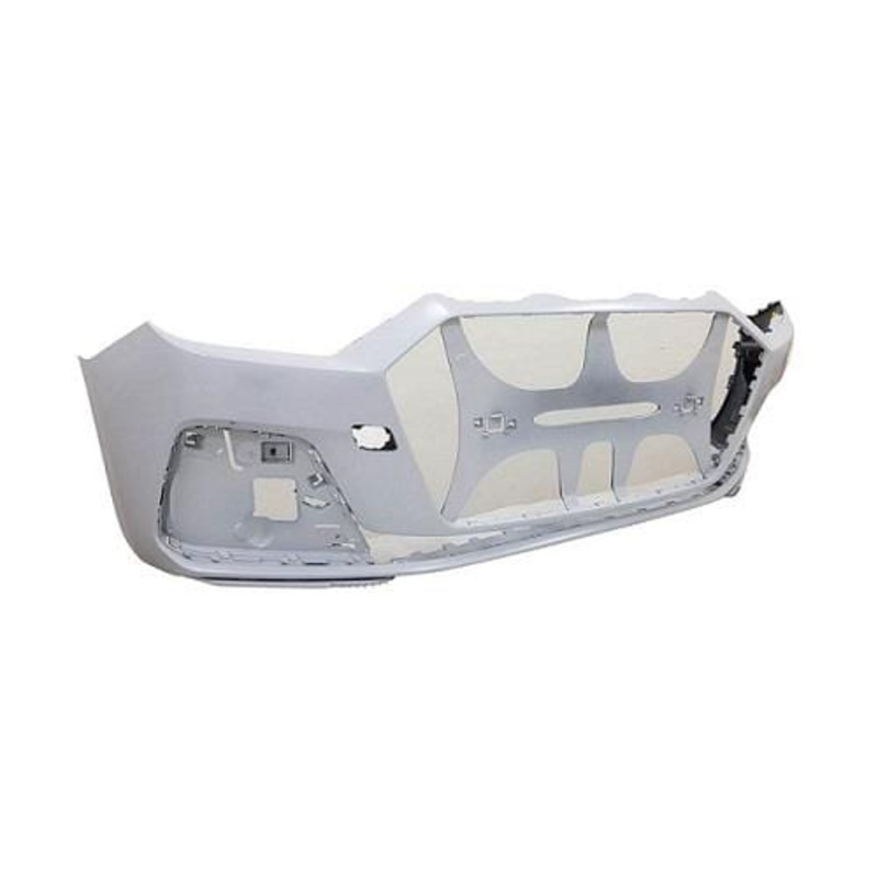 Audi A1 5 Door Hatchback 2018- Front Bumper With Templates to Drill Wash Jet Holes and Sensor Holes and Park Assist Holes (Standard Models) Primed