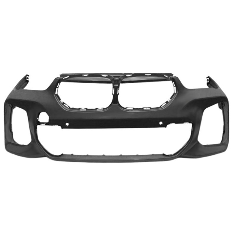 BMW X1 Estate 2019-2022 Front Bumper With Sensor Holes With Park Assist Holes No Wash Jet Holes (Fits M-Sport Models Only) Primed