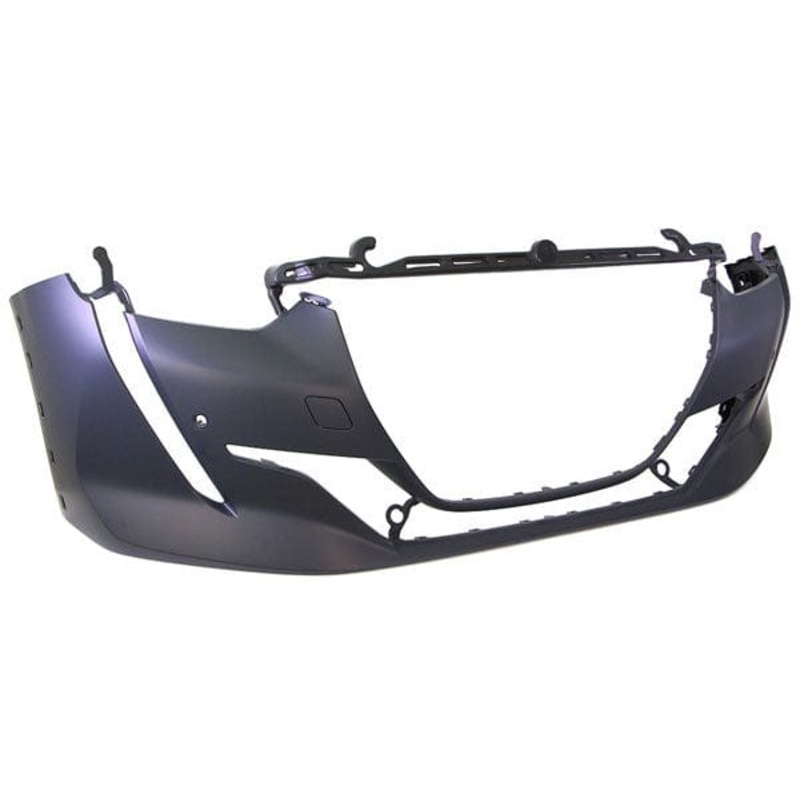Peugeot 208 5 Door Hatchback 2020-2023 Front Bumper With 2 Sensor Holes and Template to Drill 2 Park Assist Holes (GT Models) Primed