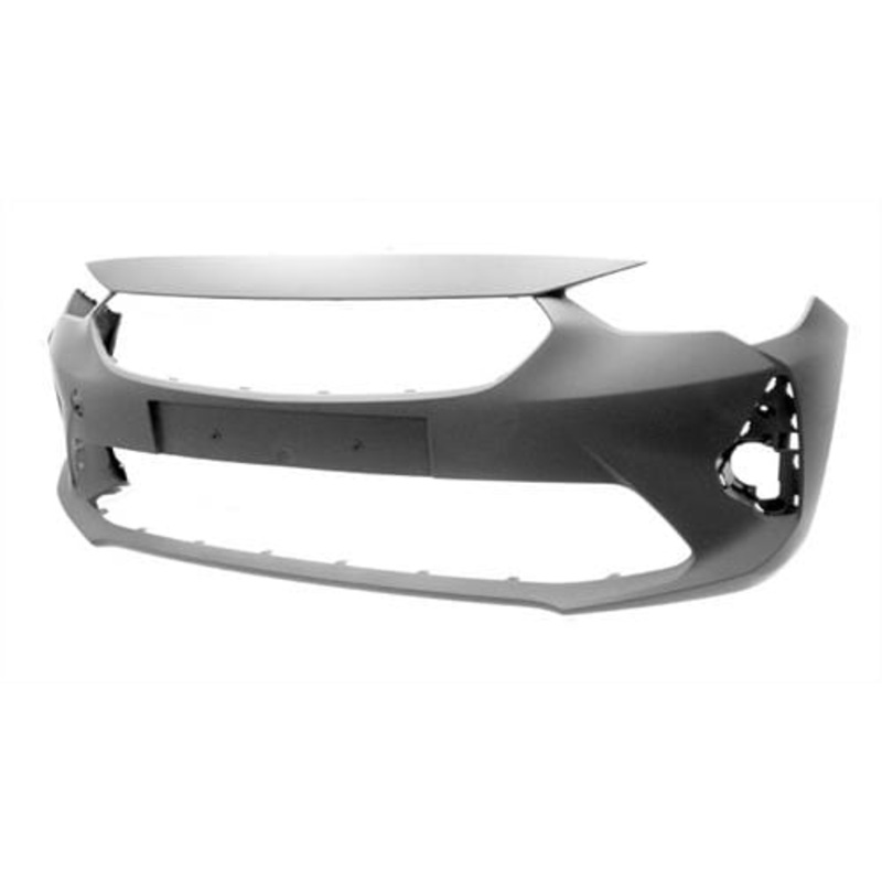 Vauxhall Corsa 5 Door Hatchback 2020-2023 Front Bumper No Sensor Holes With Templates to Drill 2 Sensors and 2 Park Assist Holes (GS Line & SRI & Ultimate Models Only) Primed
