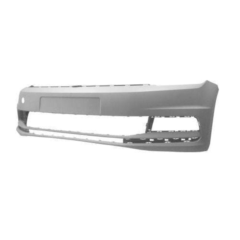 Volkswagen Touran MPV 2015-2023 Front Bumper With Templates to Drill Wash Jet Holes and 4 Sensor Holes and 2 Park Assist Holes (Standard Models) Primed